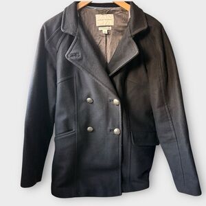 Banana Republic Double-Breasted Wool Coat – Size XL (Great Condition)